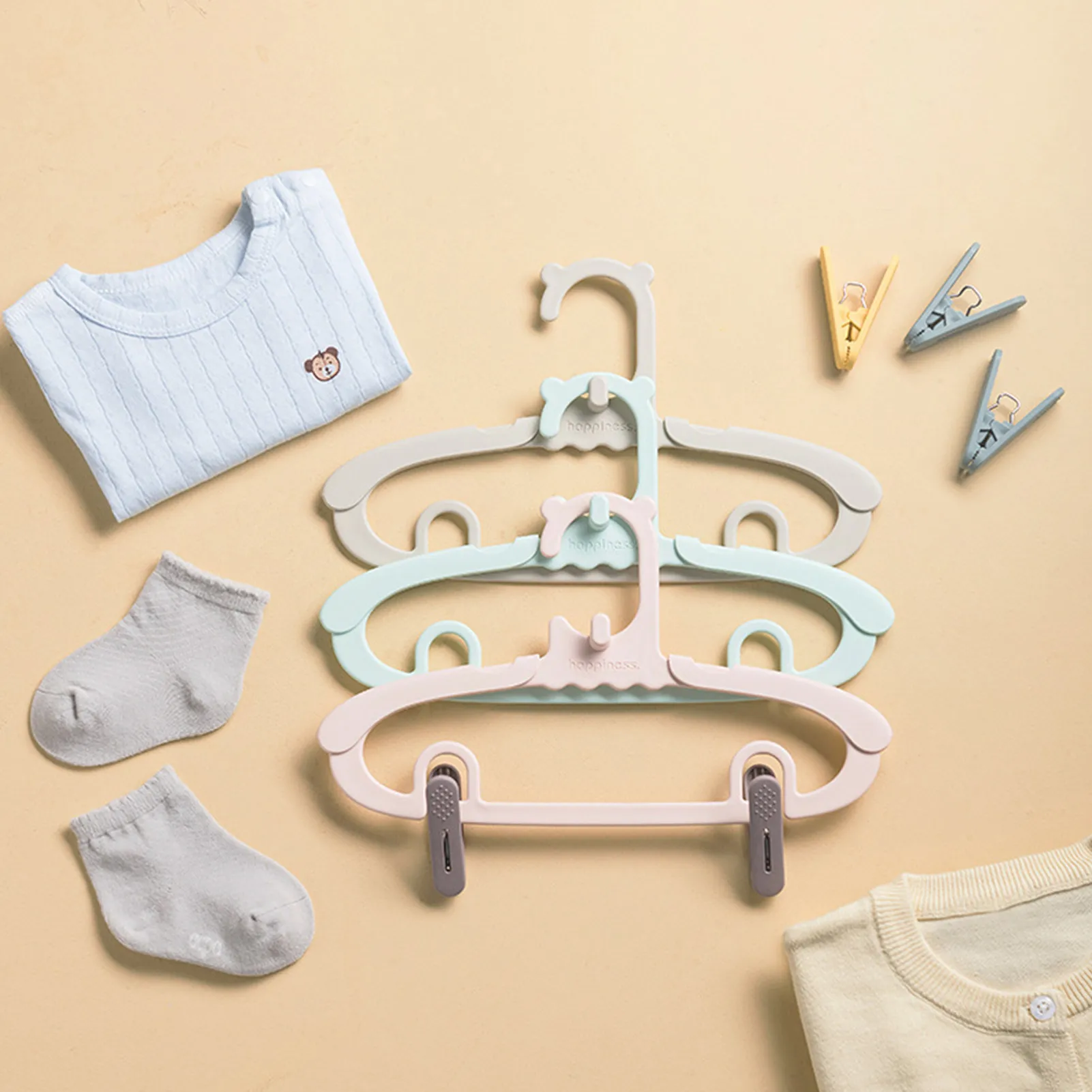 Регулируемые вешалки для детск – обзор и цена Baby Clothing Hanging Rack